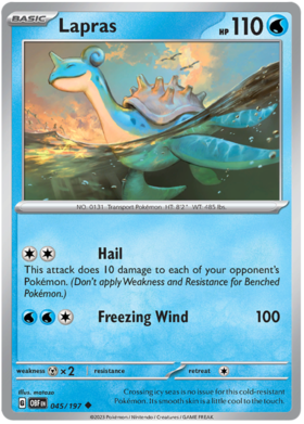 045/197 Lapras (Reverse Holo)