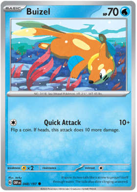 048/197 Buizel (Reverse Holo)