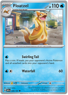 049/197 Floatzel (Reverse Holo)