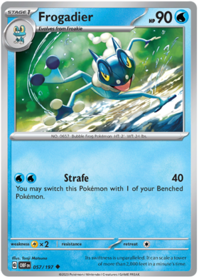 057/197 Frogadier (Reverse Holo)