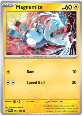 063/197 Magnemite (Reverse Holo)