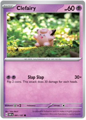 081/197 Clefairy (Reverse Holo)