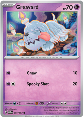 099/197 Greavard (Reverse Holo)