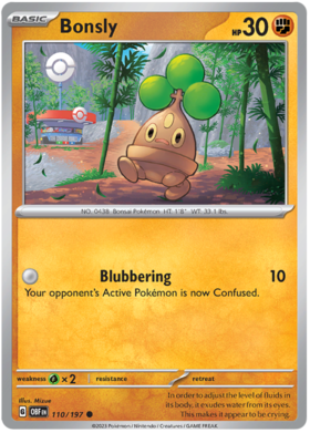 110/197 Bonsly (Reverse Holo)