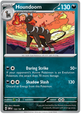 133/197 Houndoom (Reverse Holo)