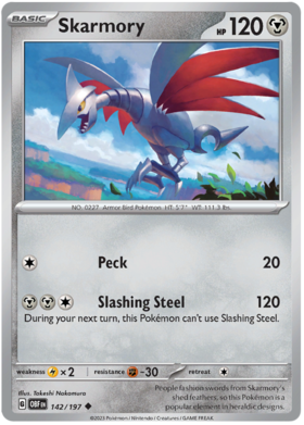 142/197 Skarmory (Reverse Holo)