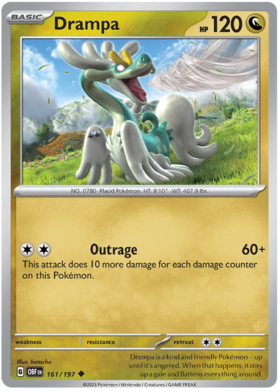 161/197 Drampa (Reverse Holo)