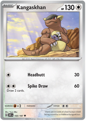 165/197 Kangaskhan (Reverse Holo)