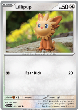 170/197 Lillipup (Reverse Holo)