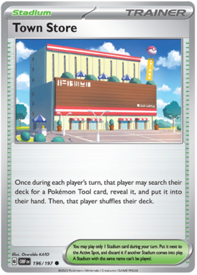 196/197 Town Store (Reverse Holo)