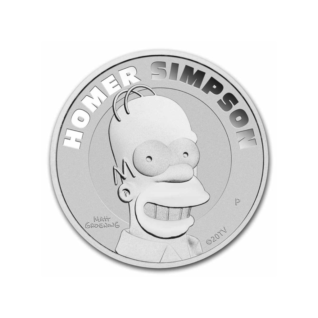 Homero Simpson - 2022 - Moneda de Plata