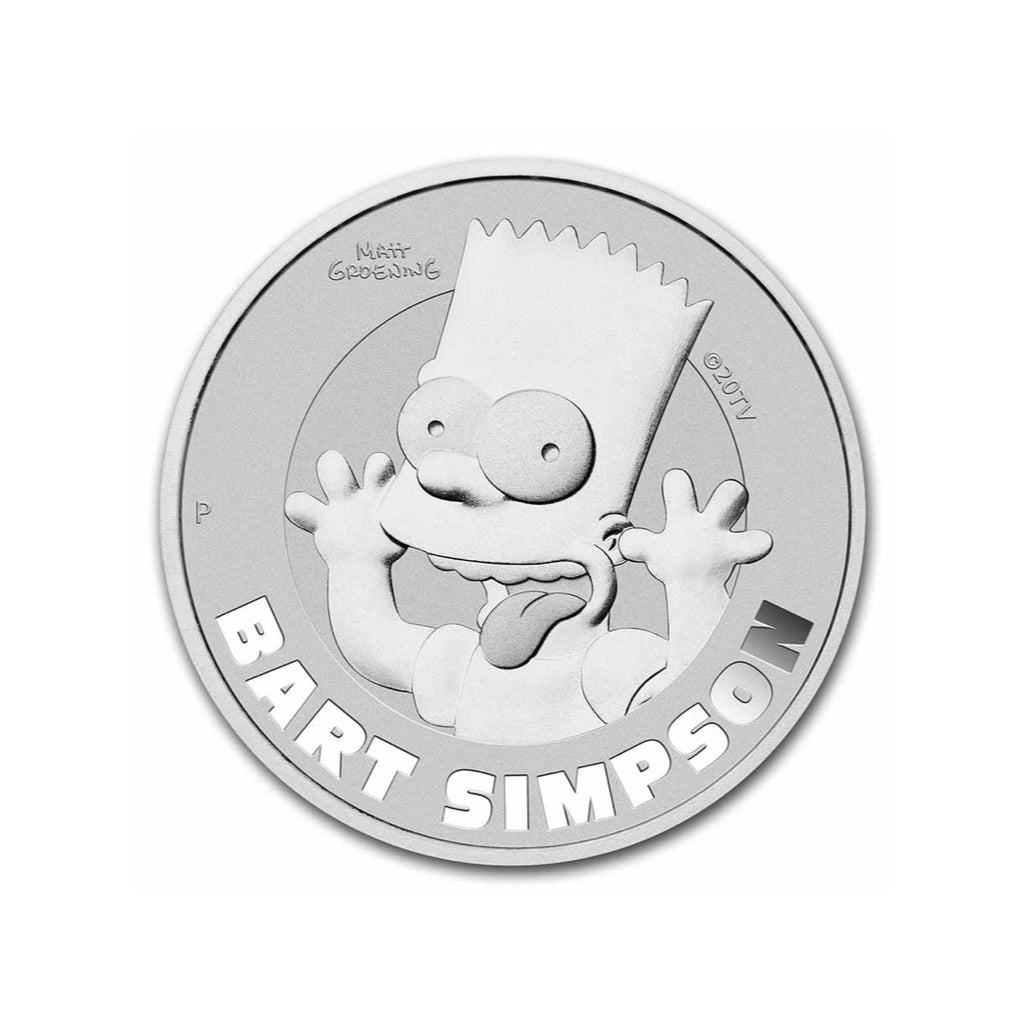 Bart Simpson - 2022 - Moneda de Plata