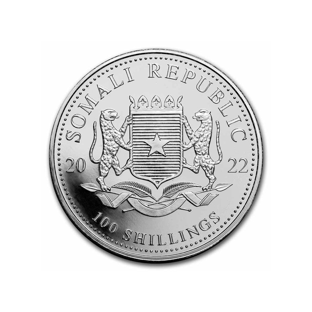 Elefante - 2022 - Rep. de Somalia - Moneda de Plata