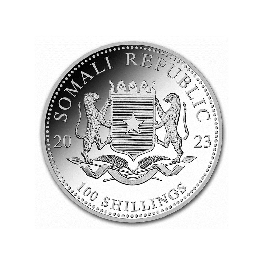 Elefante - 2023 - Rep. de Somalia - Moneda de Plata