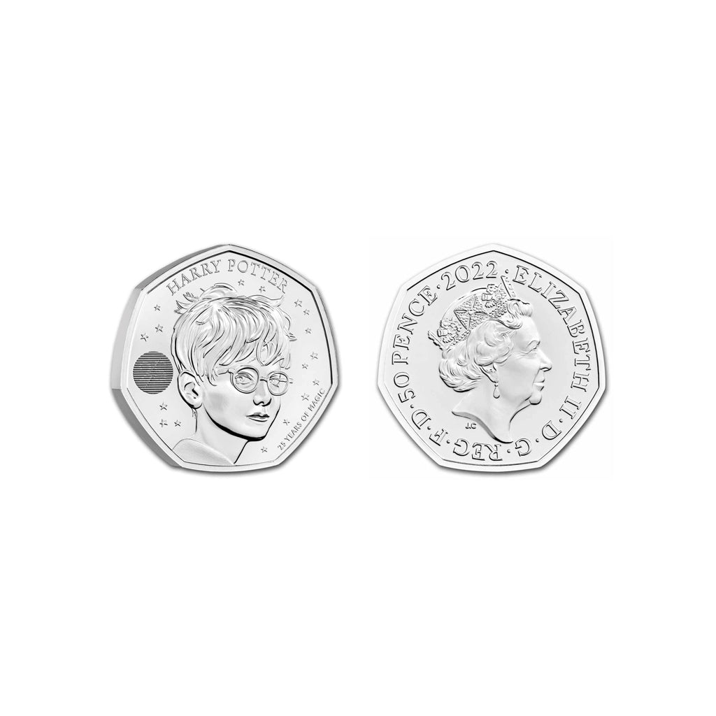 Harry Potter 50p 25 aniversario 2022 - Moneda conmemorativa