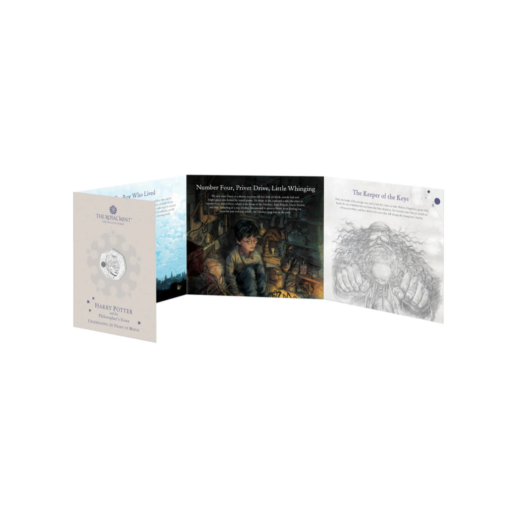 Harry Potter 50p 25 aniversario 2022 - Moneda conmemorativa