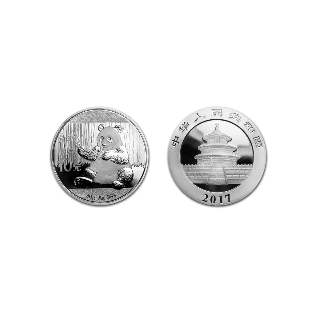 Panda - 2017 - China - Moneda de plata