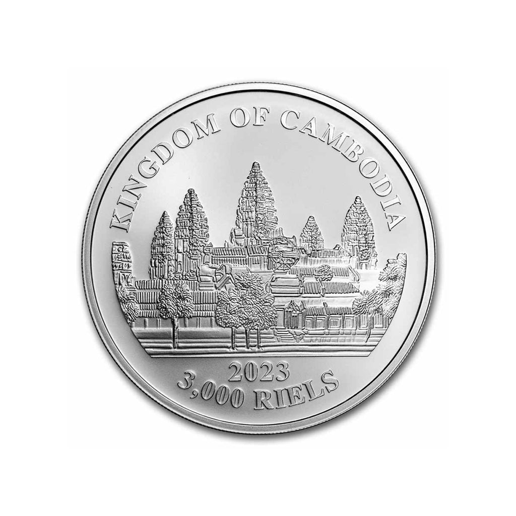 Leopardo - 2023 - Camboya - Moneda de Plata