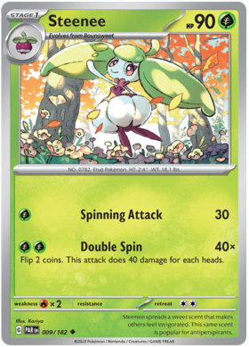 009/182 Steenee (Reverse Holo)