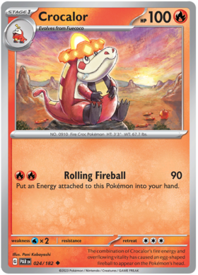 024/182 Crocalor (Reverse Holo)