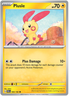 060/182 Plusle (Reverse Holo)