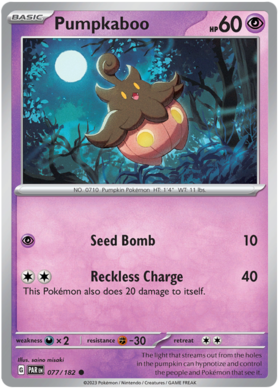 077/182 Pumpkaboo (Reverse Holo)