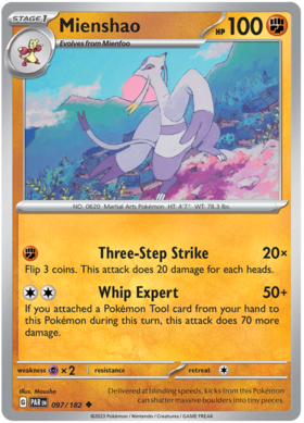 097/182 Mienshao (Reverse Holo)