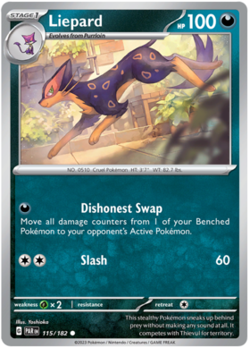 115/182 Liepard (Reverse Holo)