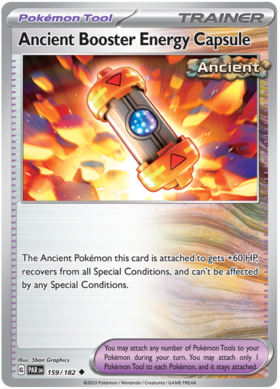 159/182 Ancient Booster Energy Capsule (Reverse Holo)