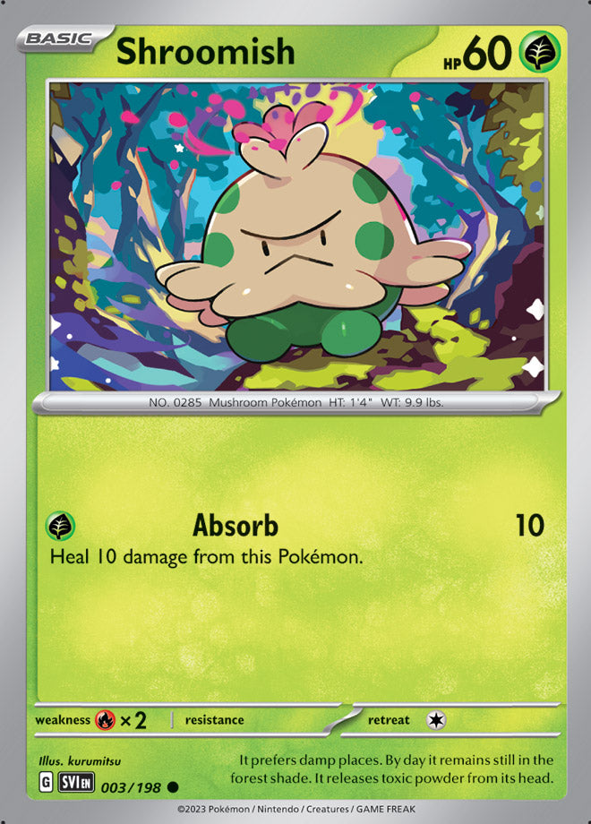 003/198 Shroomish(Reverse holo)