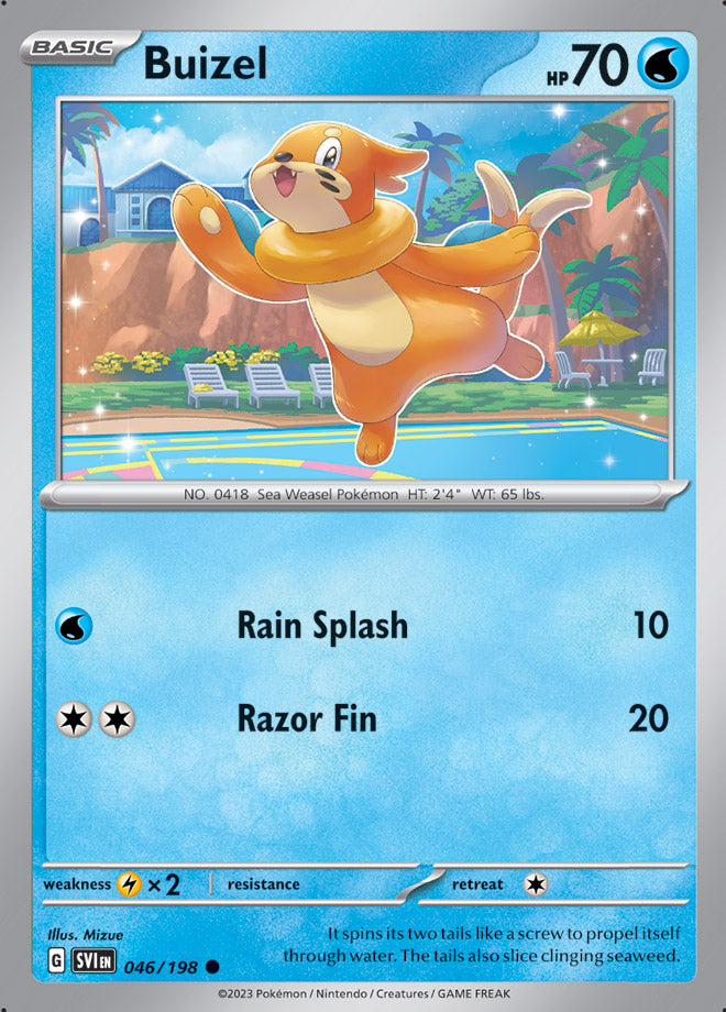 046/198 Buizel(Reverse holo)