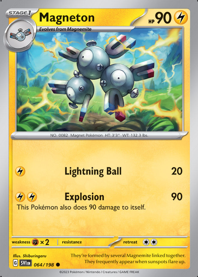 064/198 Magneton(Reverse holo)