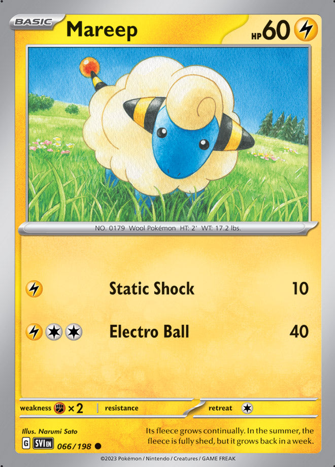 066/198 Mareep(Reverse holo)