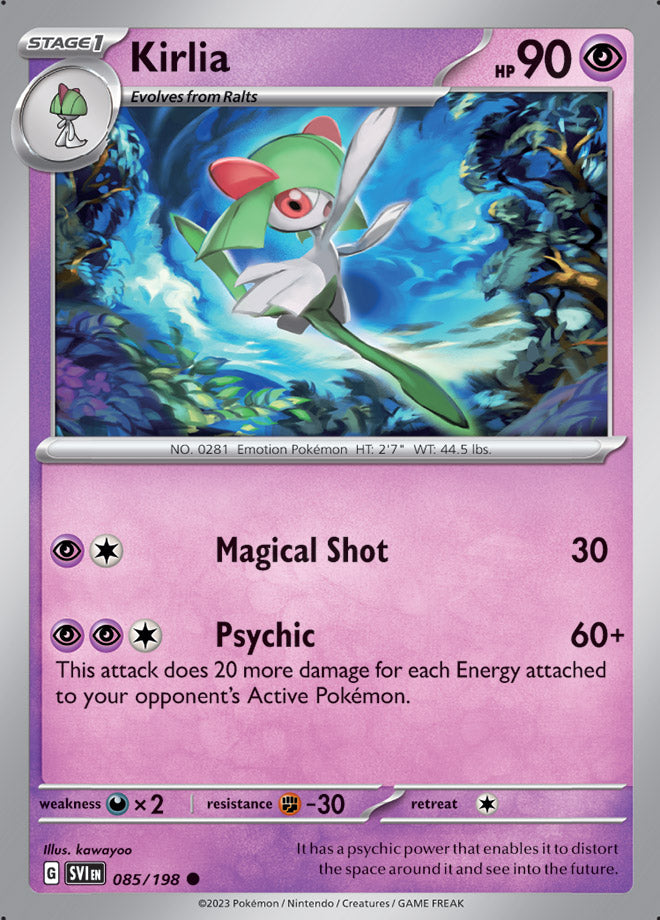 085/198 Kirlia(Reverse holo)