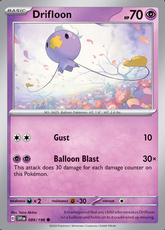 089/198 Drifloon(Reverse holo)