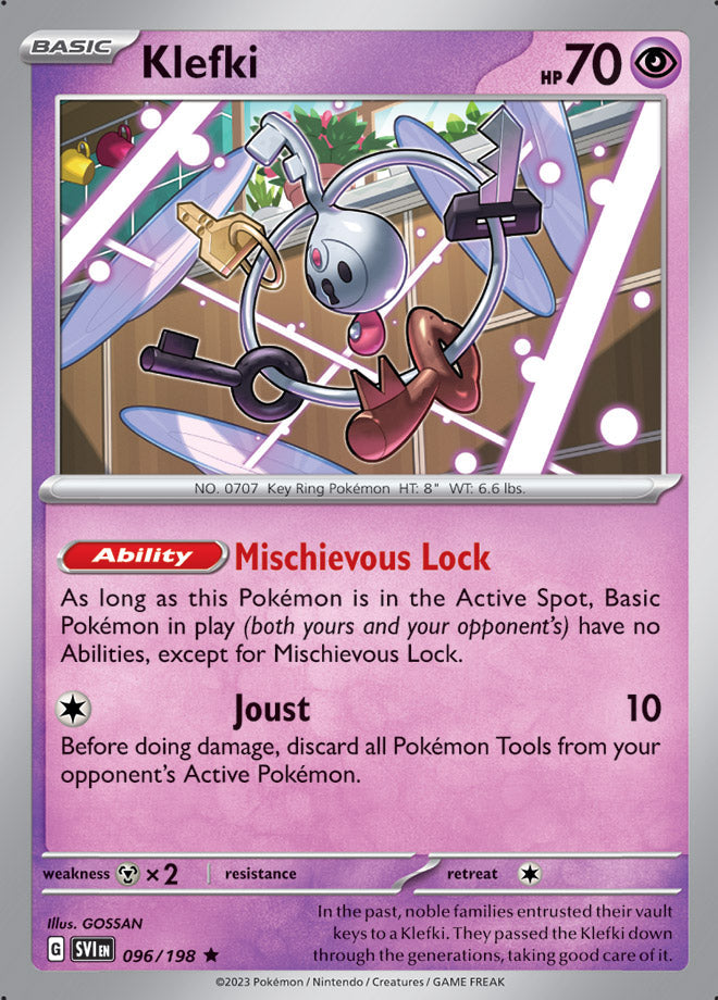 096/198 Klefki(Reverse holo)