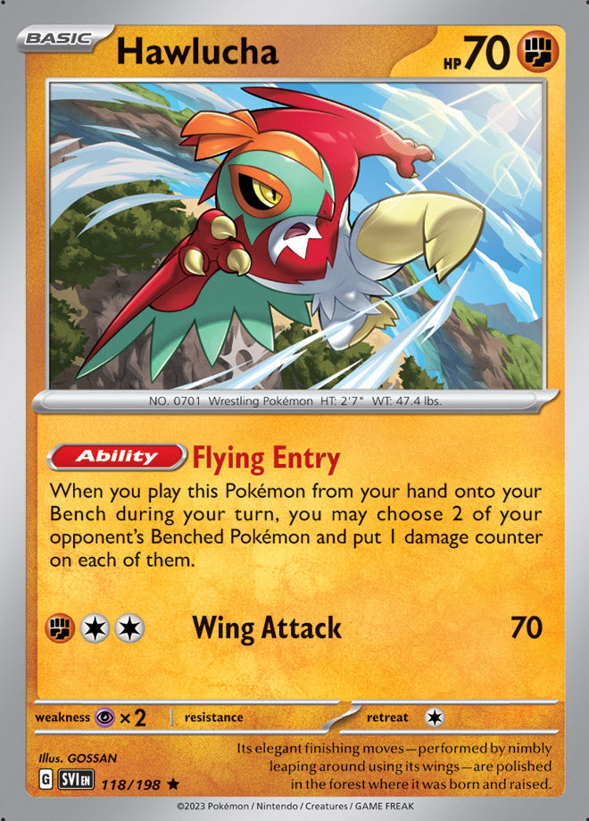 118/198 Hawlucha(Holo)