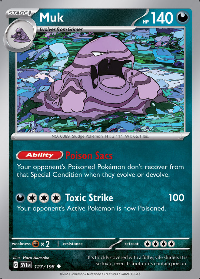 127/198 Muk(Reverse holo)