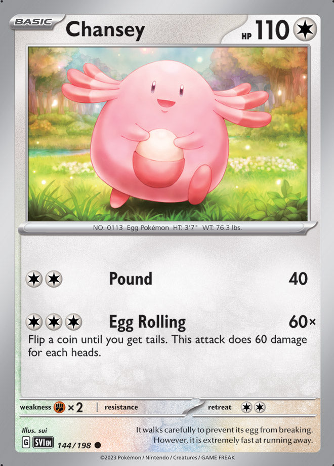 144/198 Chansey(Reverse holo)