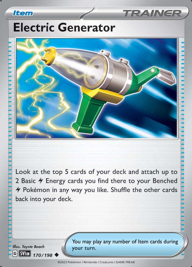 170/198 Electric Generator(Reverse holo)