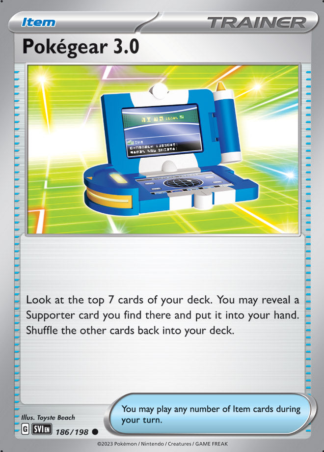 186/198 Pokegear 3.0(Reverse holo)