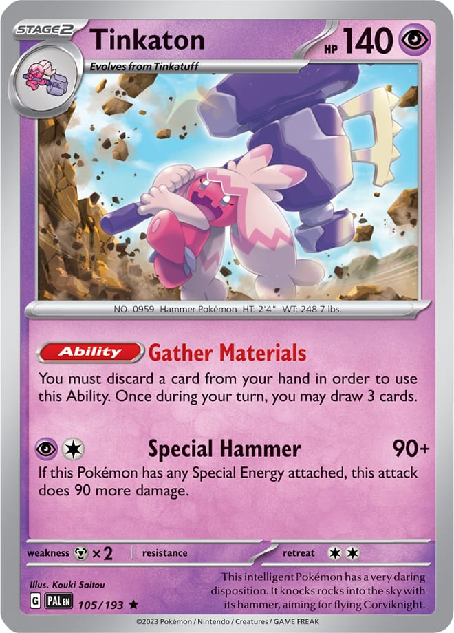 105/193 Tinkaton (Reverse holo)