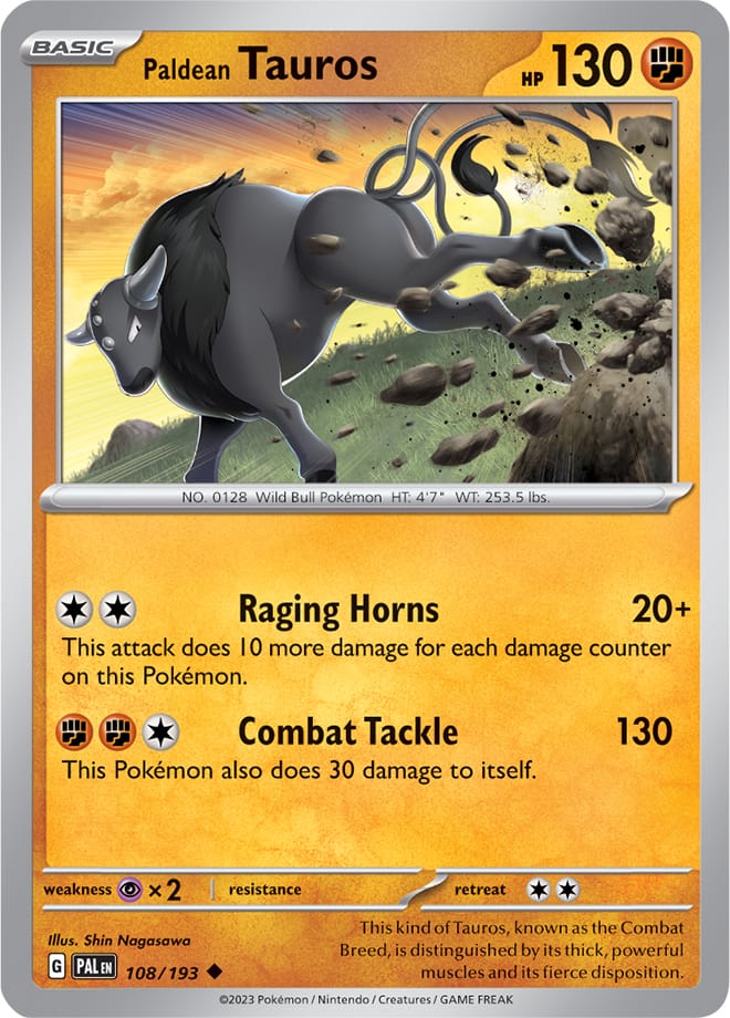 108/193 Paldean Tauros