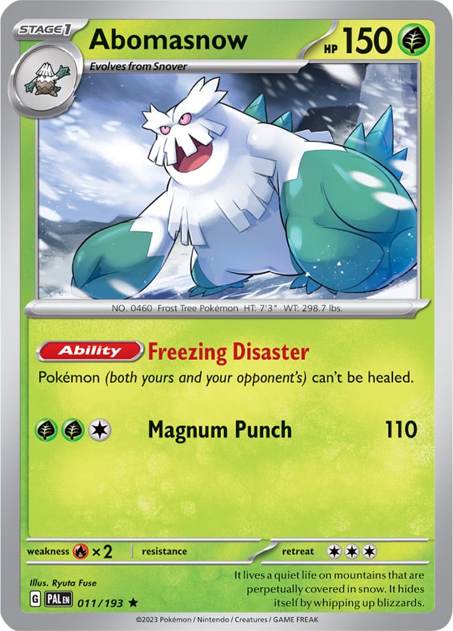 011/193 Abomasnow (Reverse holo)