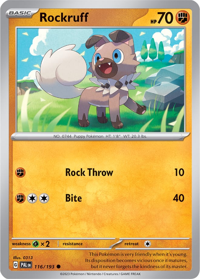 116/193 Rockruff (Reverse holo)