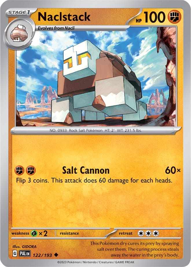 122/193 Naclstack (Reverse holo)