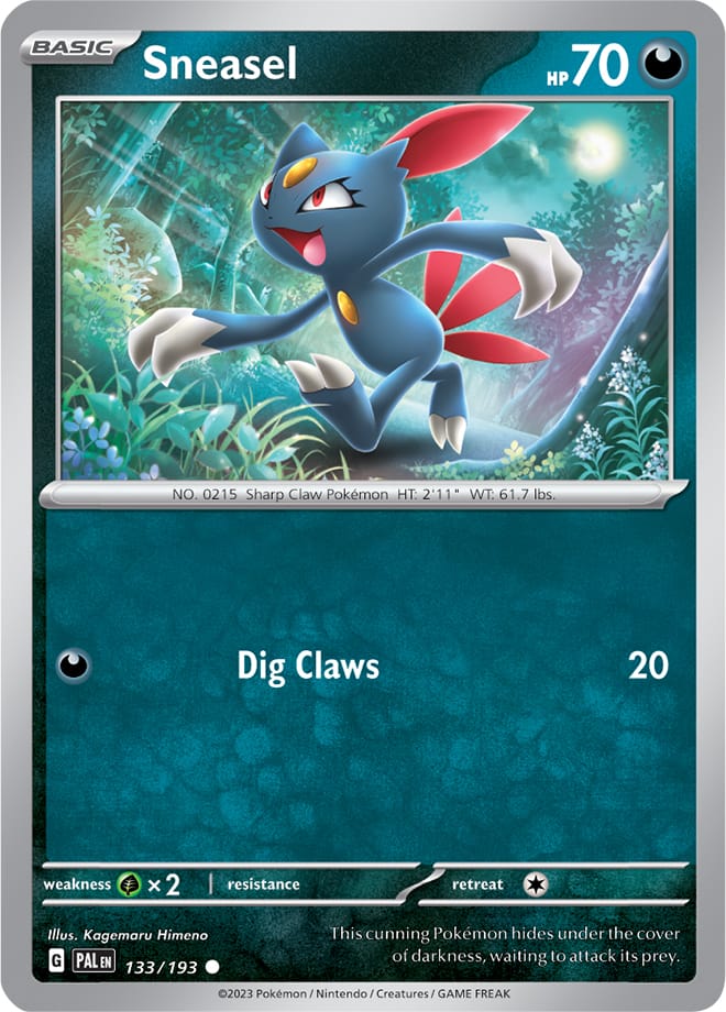 133/193 Sneasel (Reverse holo)
