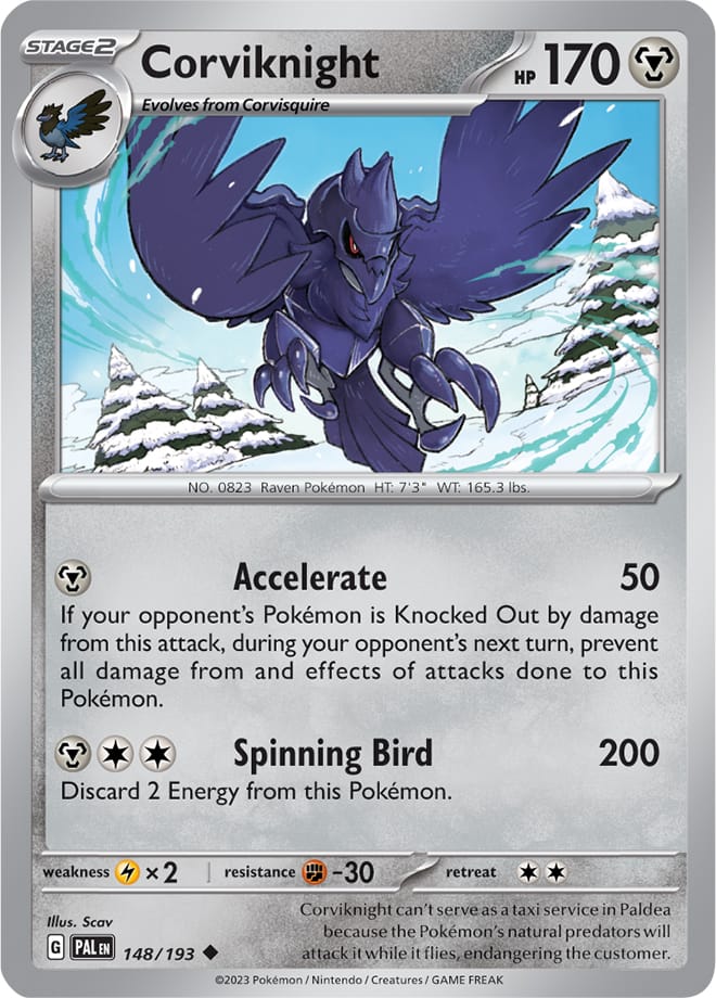 148/193 Corviknight (Reverse holo)