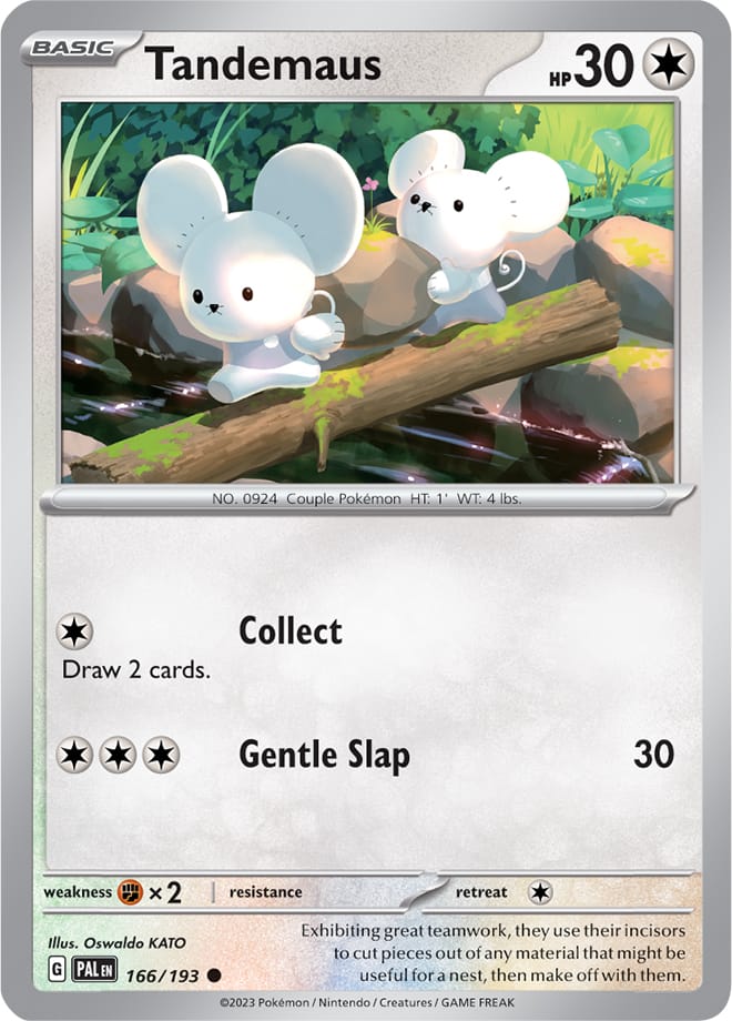 166/193 Tandemaus (Reverse holo)