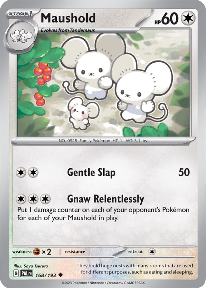 168/193 Maushold (Reverse holo)